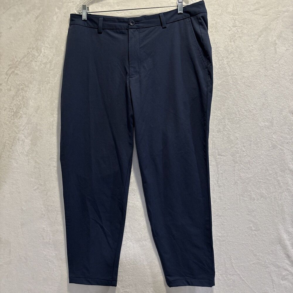 Vineyard Vines On The Go Pants Men's 36x30 Navy Blue Performance OTG Stretch